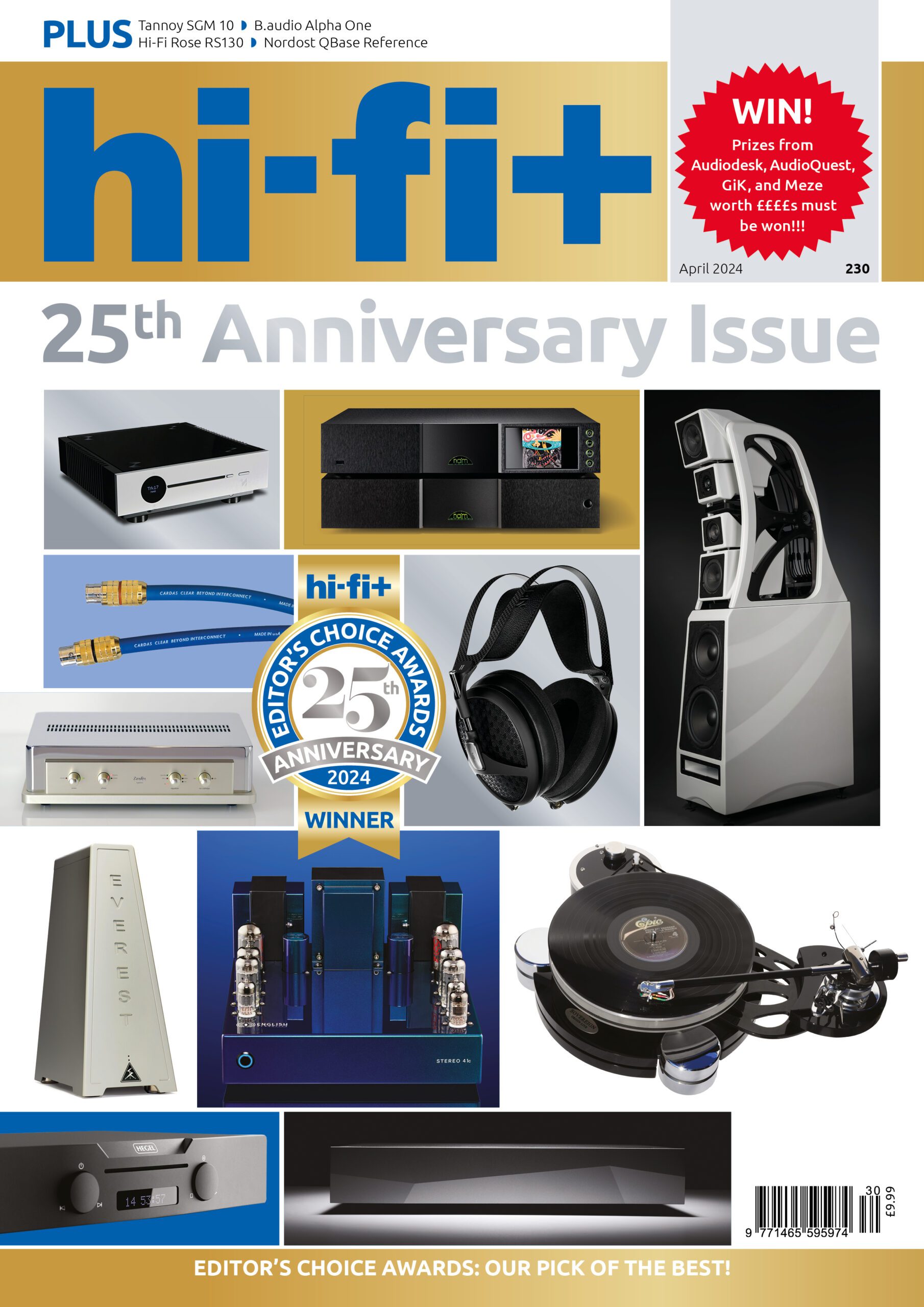 hi-fi+ Issue 230: April 2024 – Editor’s Choice & 25th Anniversary Special